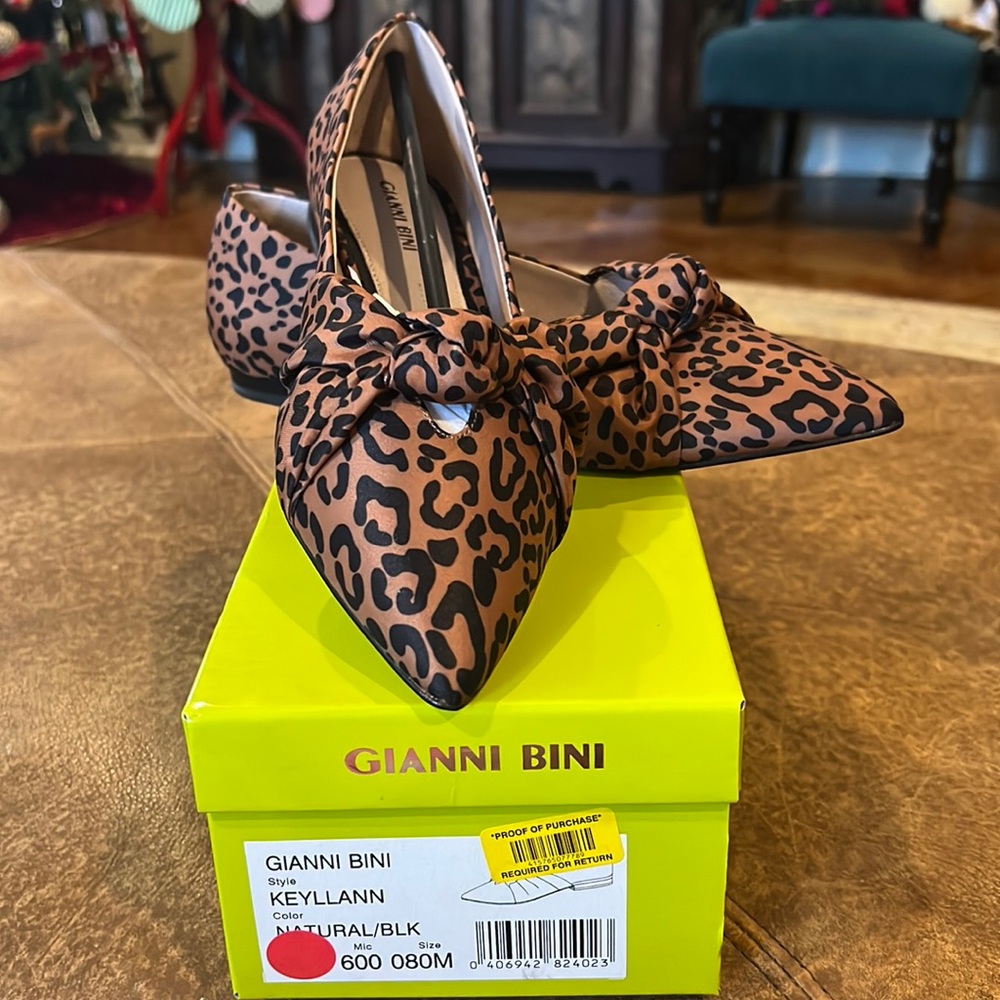 Gianni Bini leopard shoes